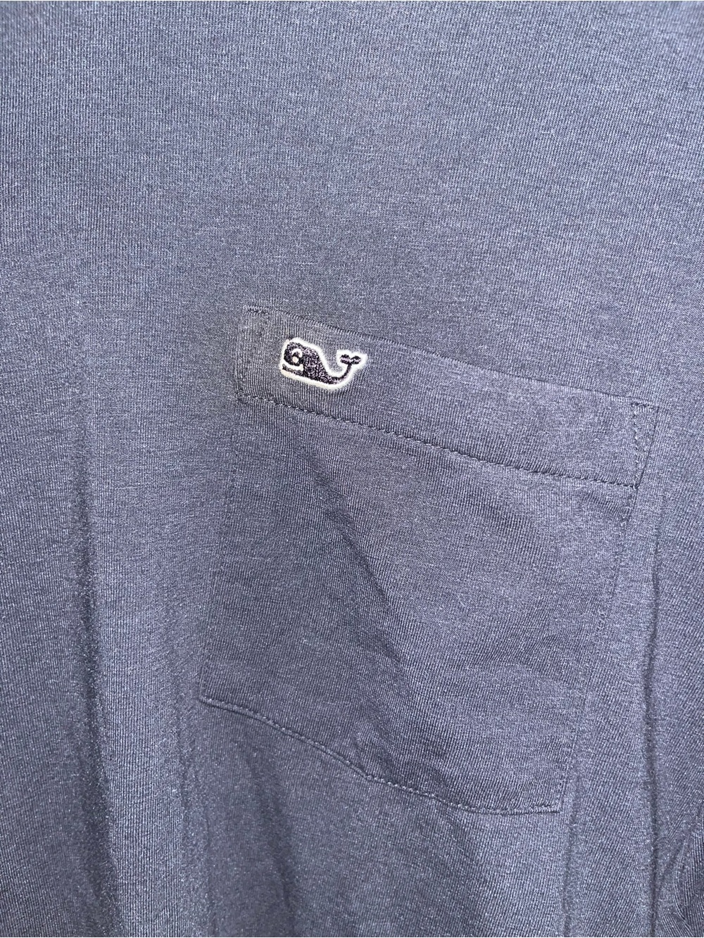 Vineyard Vines Navy Blue Men's Long-Sleeve Shirt with Hood, Size Small - Picture 2 of 4